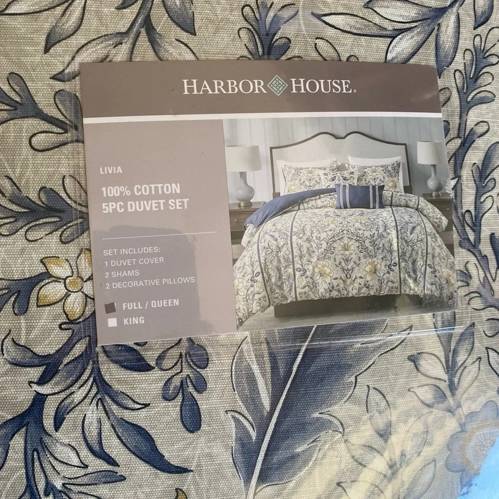 Harbor House Livia 5 Piece Cotton Duvet Cover Set